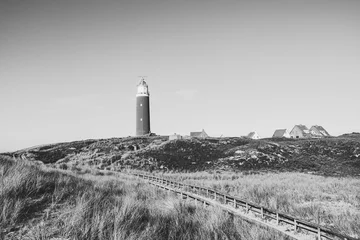 Afwasbaar Fotobehang Noordzee, Nederland Texel Netherlands Lighthouse