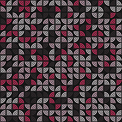 Abstract Geometric Pattern generative computational art illustration