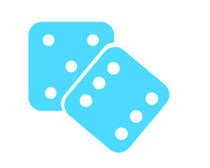 two dice cube icon