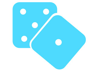 two dice cube icon
