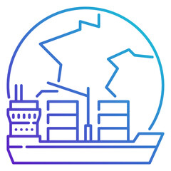 cargo E-commerce icon