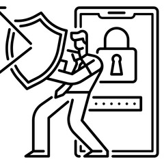 security E-commerce icon