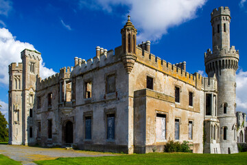 Fototapeta premium The remains of a fairytale castle