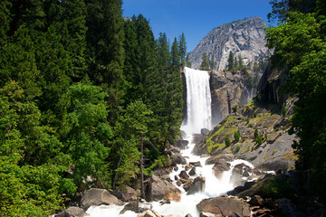 Vernal fall in yosemite national park