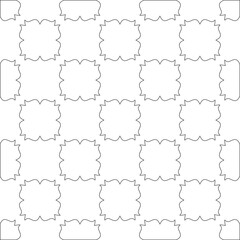 Vector geometric pattern. Repeating elements stylish background abstract ornament for wallpapers and backgrounds. Black and white colors