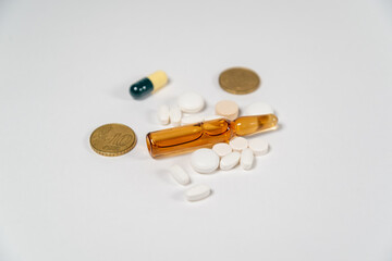 The pills are bought with the last money. Expensive medicines.