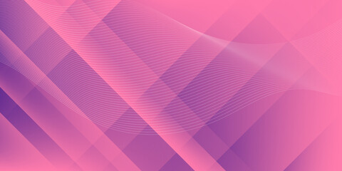 Modern Abstract Background with Triangle Low Poly Mosaic Element and Pink Purple Gradient Color