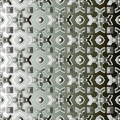  Silver metallic gradient with repeat Pattern . Abstract metallic background