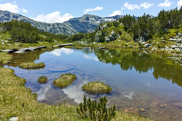 Landscape of The Fish Lakes (Ribni Ezera), Rila mountain, Bulgaria