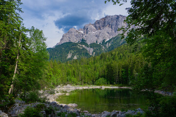 Lake photography, taken in Bavaria, Eibsee, Germany.