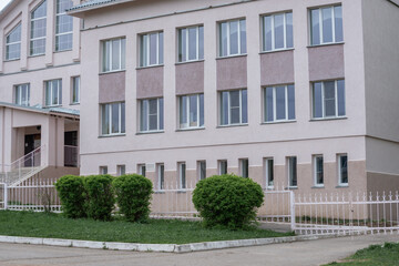 Naklejka premium facade of the general education school building