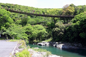 Fototapeta na wymiar 立神峡の風景