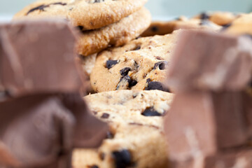 natural delicious high calorie food close up
