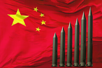 China weapon.  Armament growth concept.
