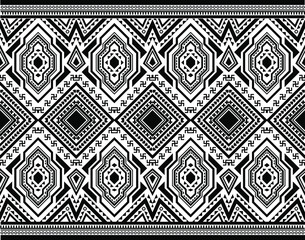 geometric used to make a ethnic pattern fabrics