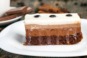 chocolate cake taste, multi layer cake for dessert