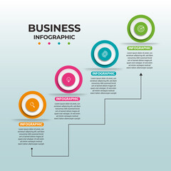 vector info graphic design with four options or steps. Premium Vector