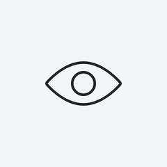 eye vector icon illustration sign 