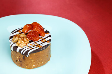 sweet cake made of peanuts, sugar