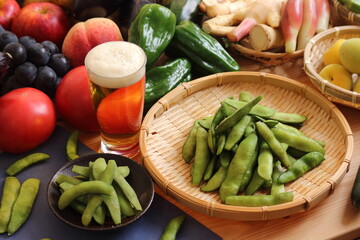夏と枝豆