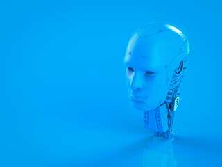 single color ai robot