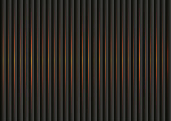 Abstract gold and black  vertical strip lines vector background. vertical lines and strips