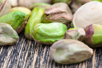 delicious and salty pistachio nuts