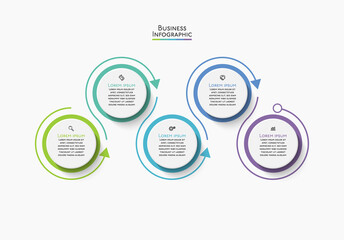 Business data visualization. timeline infographic icons designed for abstract background template milestone element modern diagram process technology digital marketing data presentation chart Vector