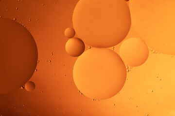 abstract of oil on the water surface