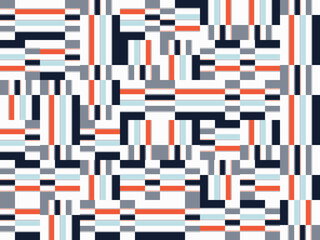Generative Design Artwork of Abstract Vector Generated Shapes Composition