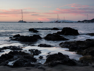 Sunset at Playa Hermosa beach - Guanacaste province, Costa Rica
