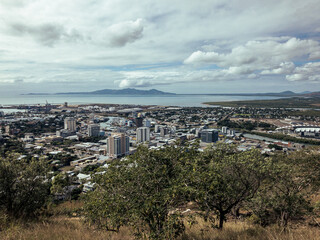 view of Townsville Australia castle hill lookout 