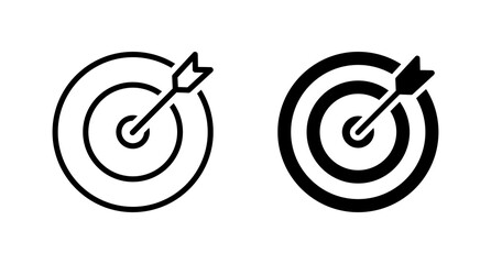 Target icon Vector for computer, web and mobile app 