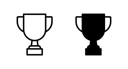 Trophy icon vector for web, computer and mobile app