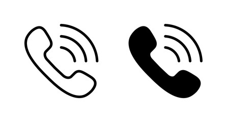 Call icon vector for web, computer and mobile app