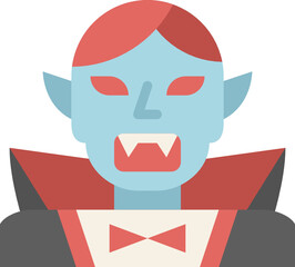 dracula flat icon
