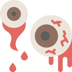 eyeball flat icon