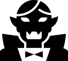 dracula glyph icon
