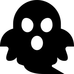 ghost glyph icon