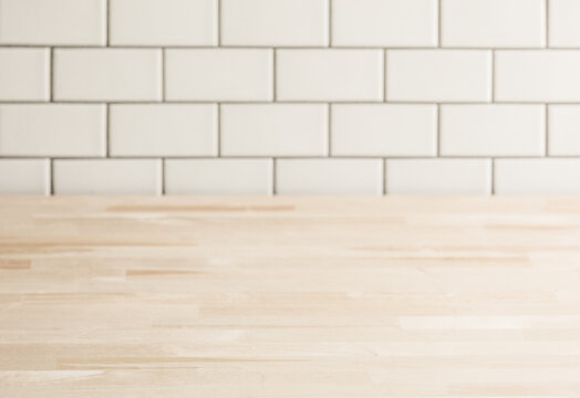 Subway Tile And Butcher Block Surfaces