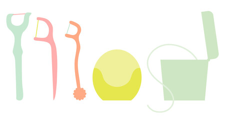 デンタルフロスのセット