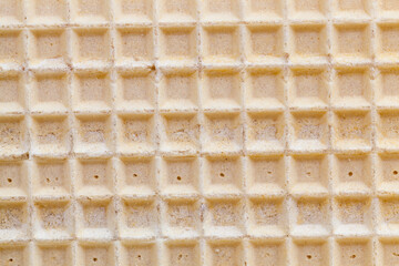 wheat waffles with a square pattern