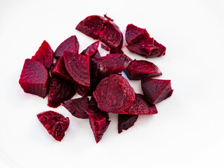 Fresh, cooked beetroot