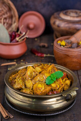 Kathal ki sabji, Indian cuisine, rustic setup