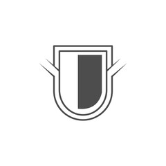 Shield Icon Logo Design Vector