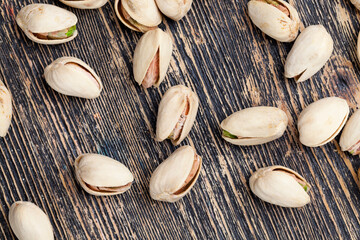 salted and roasted pistachio nuts