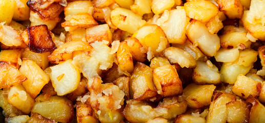 Appetizing roasted potatoes