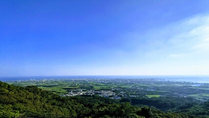 バンナ公園展望台から見た石垣島全景