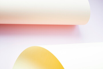 종이로 연출한 모던하고 심플한 배경