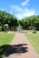 Path To The Fountain, Alexander Circle, Edmonton, Alberta